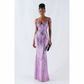 Sweetheart Mermaid Spaghetti Straps Maxi Dress