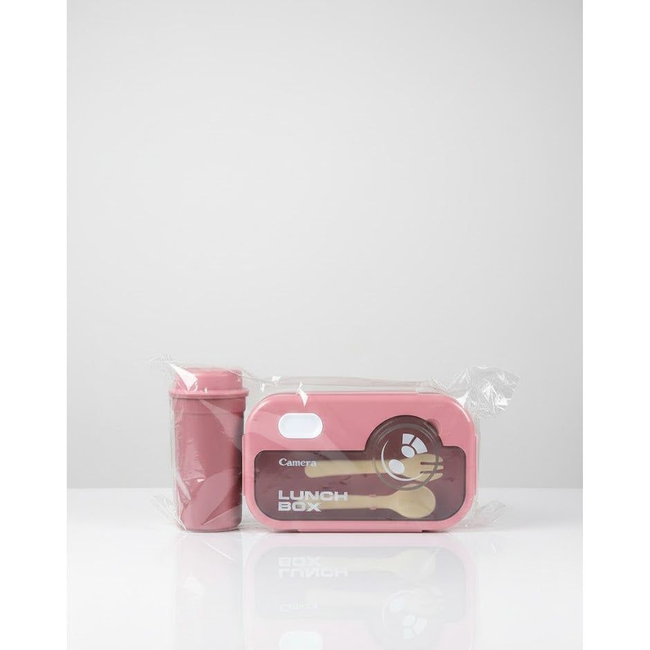 Multi-Compartment Bento Lunch Box Large Capacity with Juice Bottle