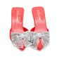 Rhinestone Bow-Knot Short Heel