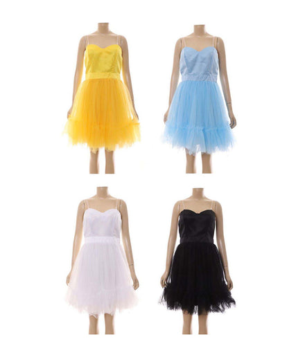 Sleeveless High Waisted Mini Dress