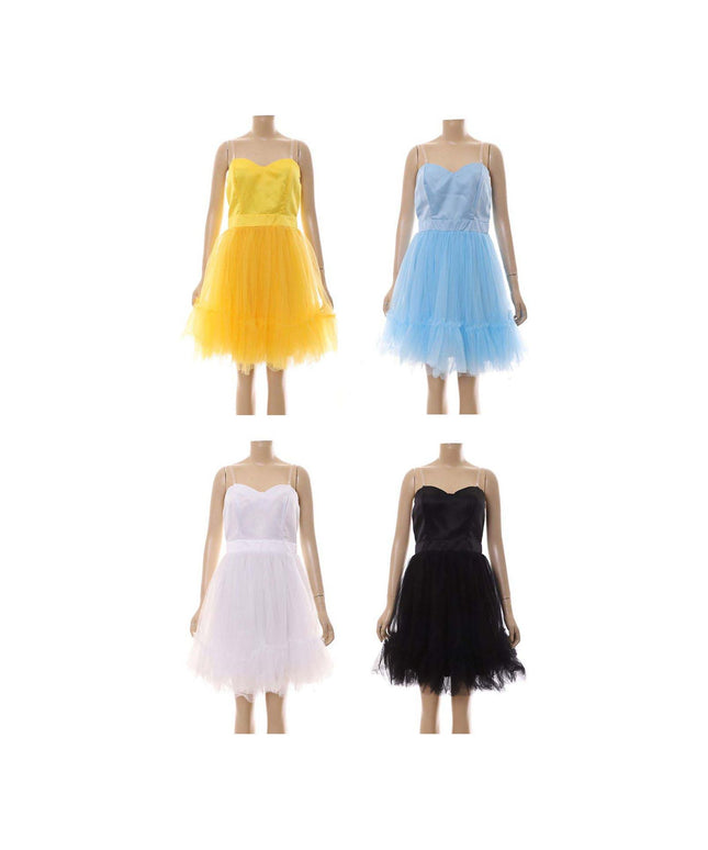Sleeveless High Waisted Mini Dress