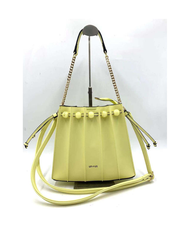 Solid Color Pleat Handbag