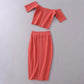 knitted front button 2 piece set