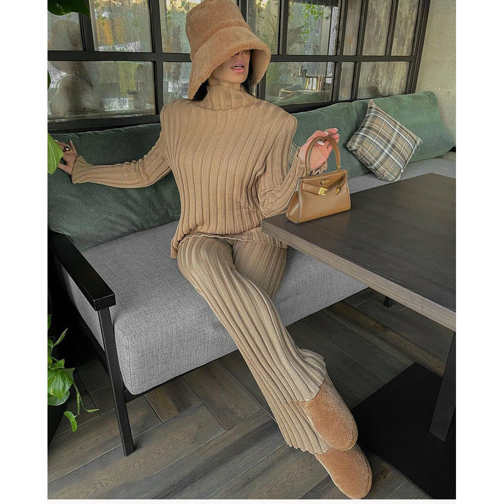 Long sleeve Sweater Kniited Set 
