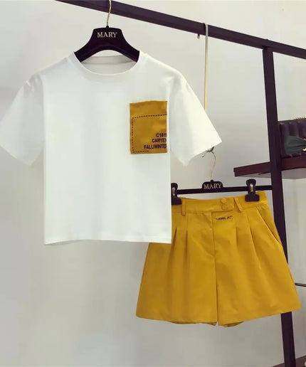 Short Sleeve T-shirts & Casual Shorts Set 