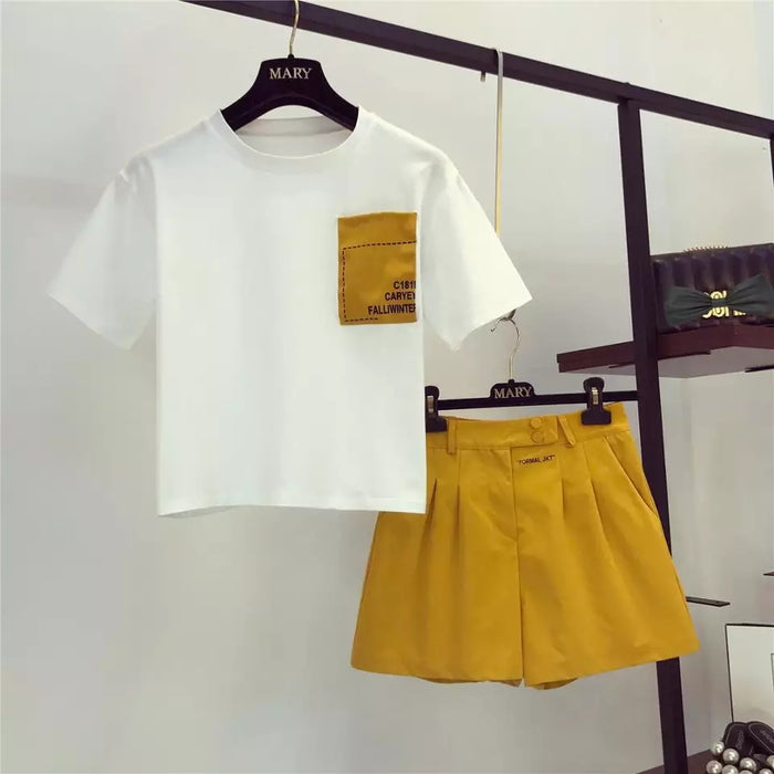 Short Sleeve T-shirts & Casual Shorts Set 