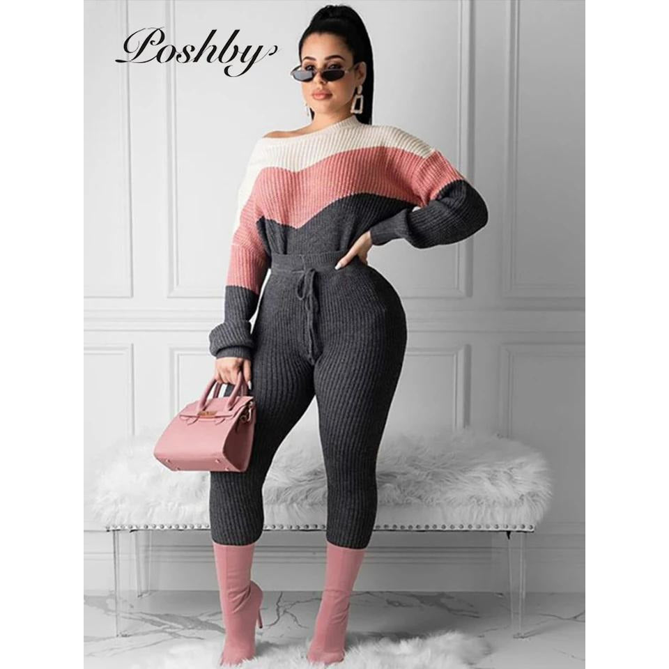 Knitted Tracksuit Set 