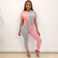 Patchwork Two Pieces Set