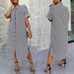 Plaid Shirt Dress.