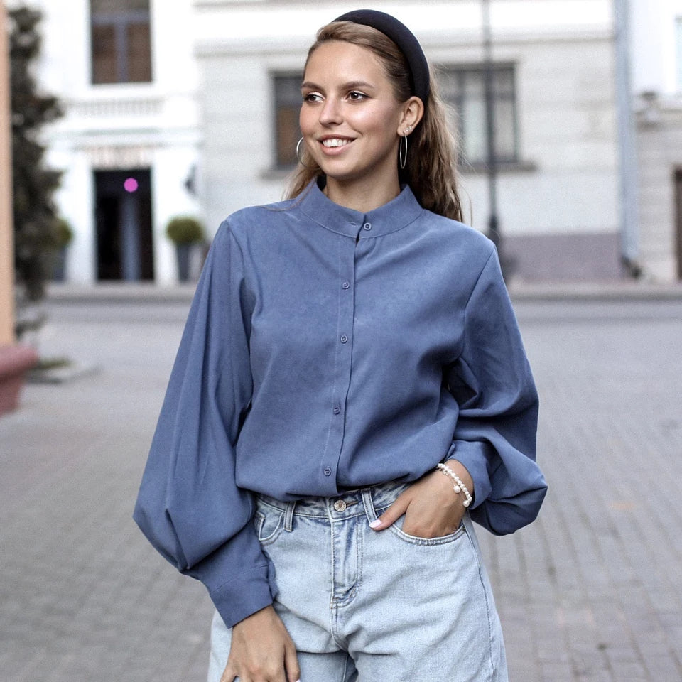 Vintage Lantern Sleeve Shirt