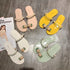 Pineapple Design Flat Slippers - YELLOW SUB TRADING 
