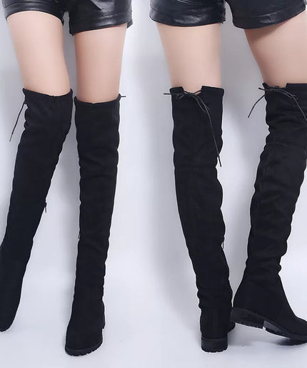Suede Long Winter Fashion High Boots