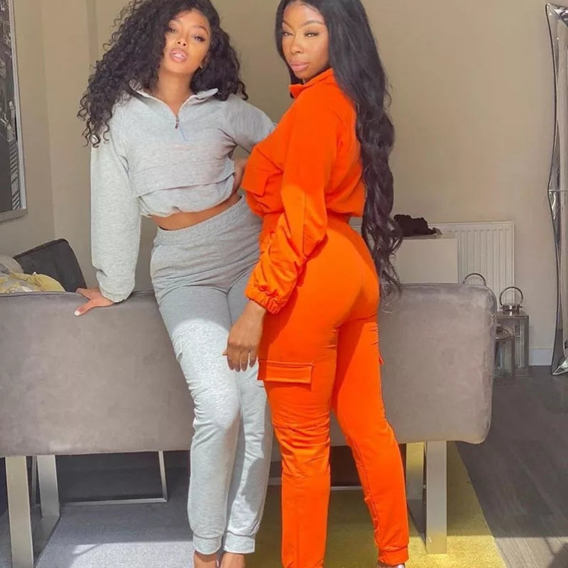 Two Pieces Tracksuits Set