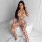 Butterfly Print Jumpsuits