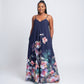 Sleeveless Floral Maxi Dress 