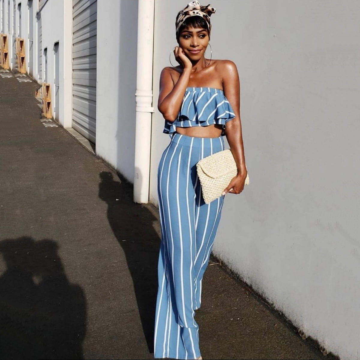 Striped Twin Set
