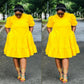 Puff Short Sleeve Bubble Dress