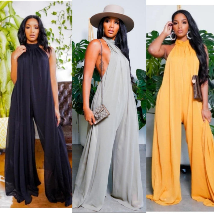 Skye | Sleeveless Wide-Leg Jumpsuit