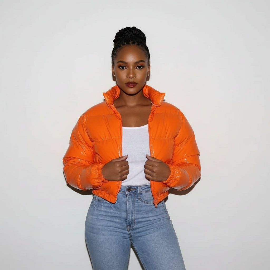 Zippers Warm Bubble Coat