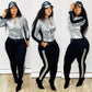 Sequin 2 Piece Set Women Tracksuit
