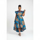 Ankara Short Ruffle Sleeve Print African Dress