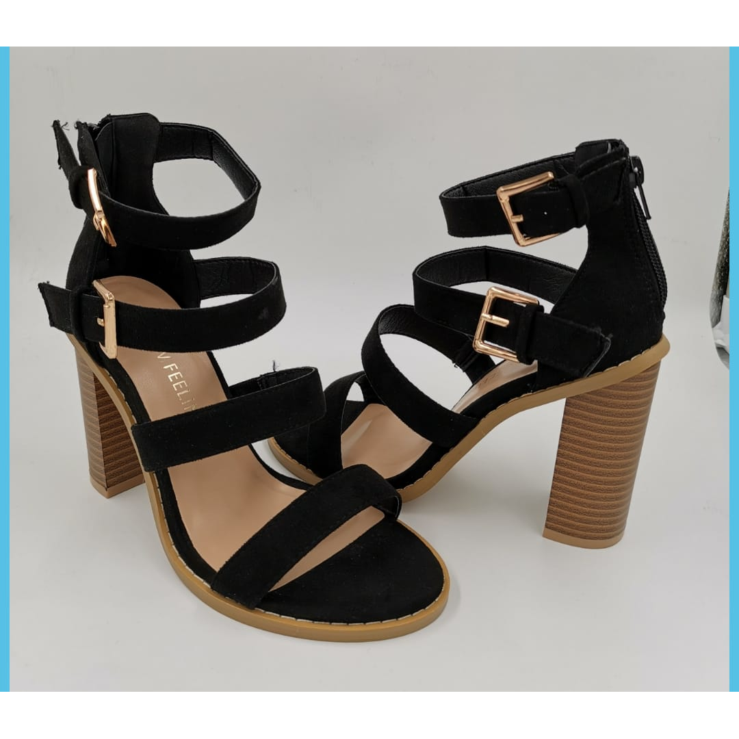 Open Toe Ankle Strap Shoes