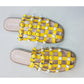 Studded Flat Sandals