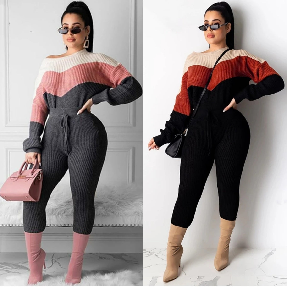 Knitted Tracksuit Set 