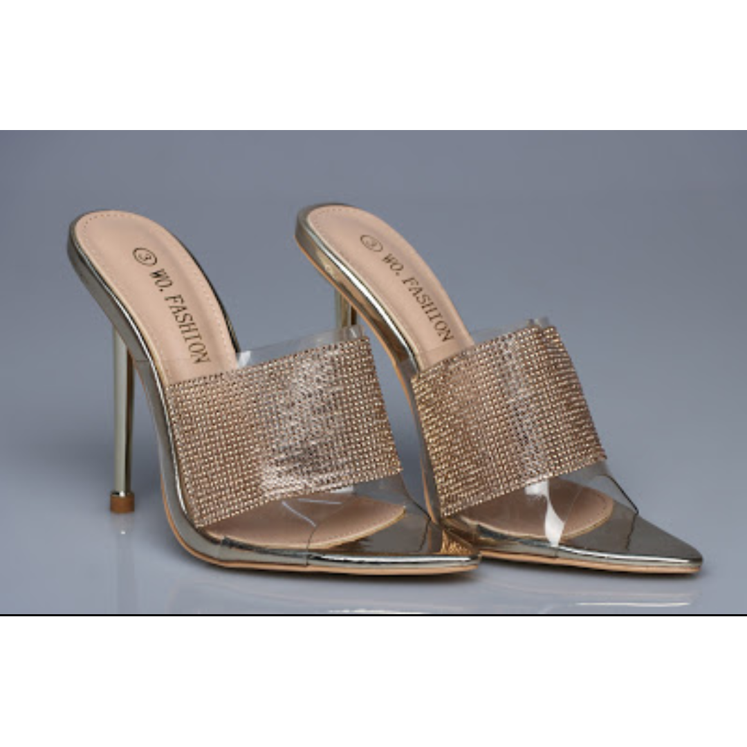 Glitter Crystal High Heels