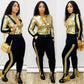 Sequin 2 Piece Set Women Tracksuit