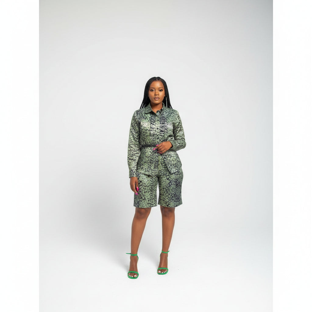 Traditional Dark Spotted Short Pant