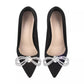 Cristal Butterfly pointed toe high heel