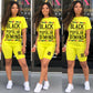 Neon Two Piece Set