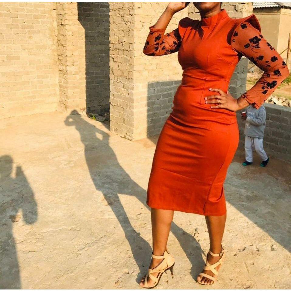 Nited Long Sleeve Bodycon Dress