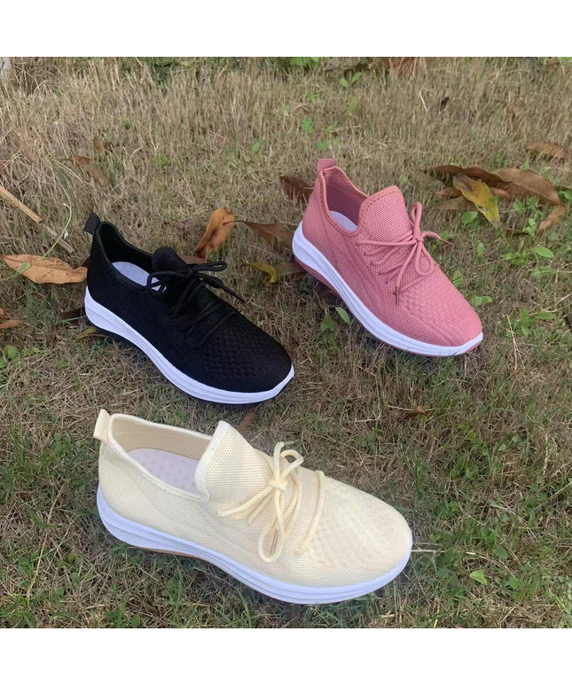 Casual Lace-Up Vulcanize Sneakers