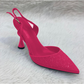 Rhinestone Pointed Toe Sandals