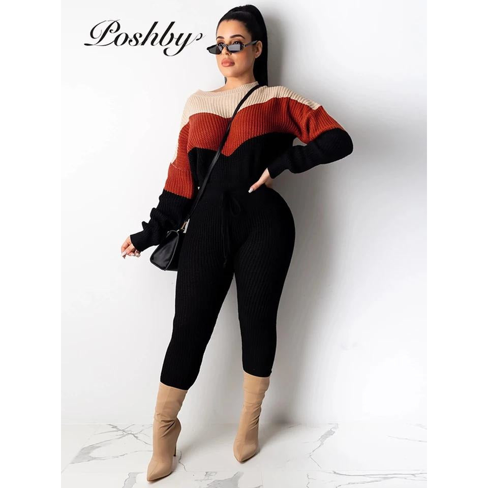Knitted Tracksuit Set 
