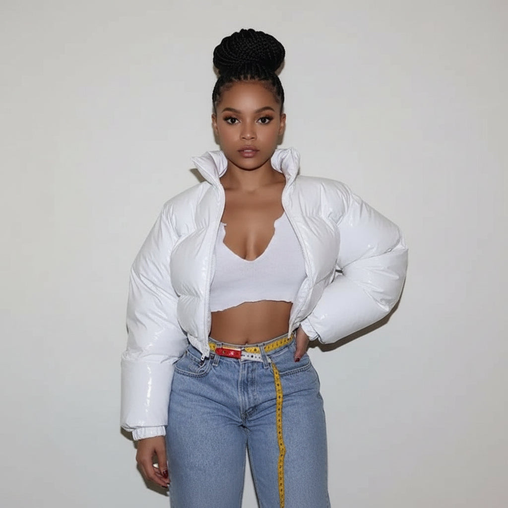 Zippers Warm Bubble Coat