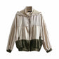 Metallic Satin Hooded Tracksuit