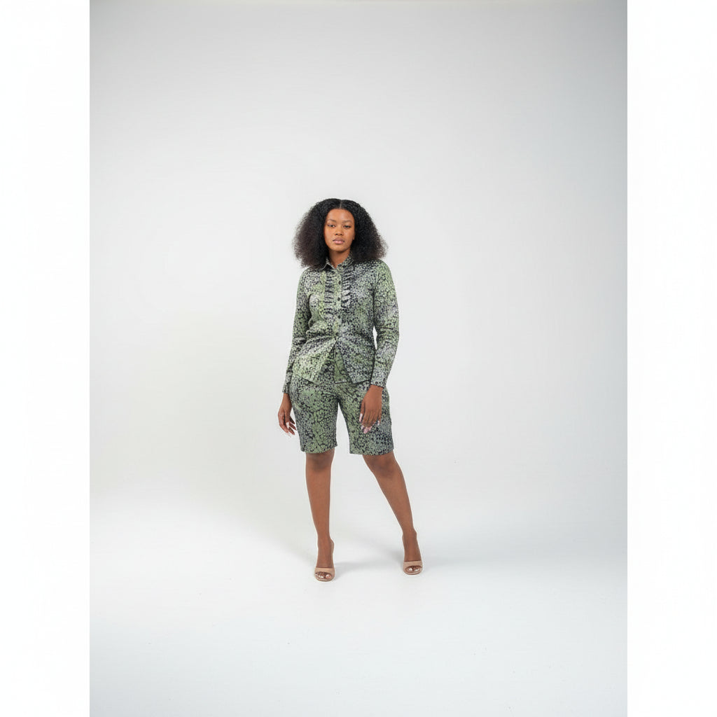 Traditional Dark Spotted Short Pant