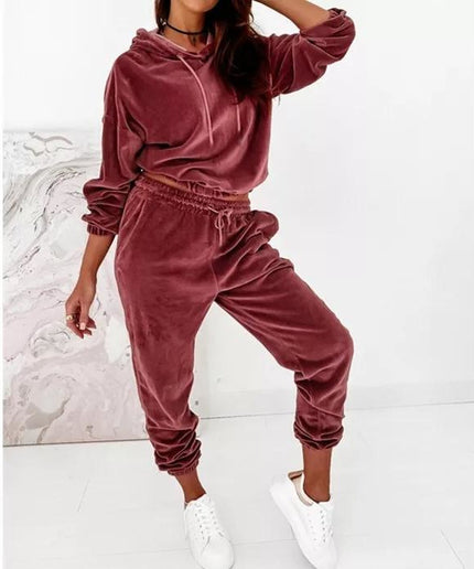 Velvet Tracksuit Set – YELLOW SUB TRADING - Main Image