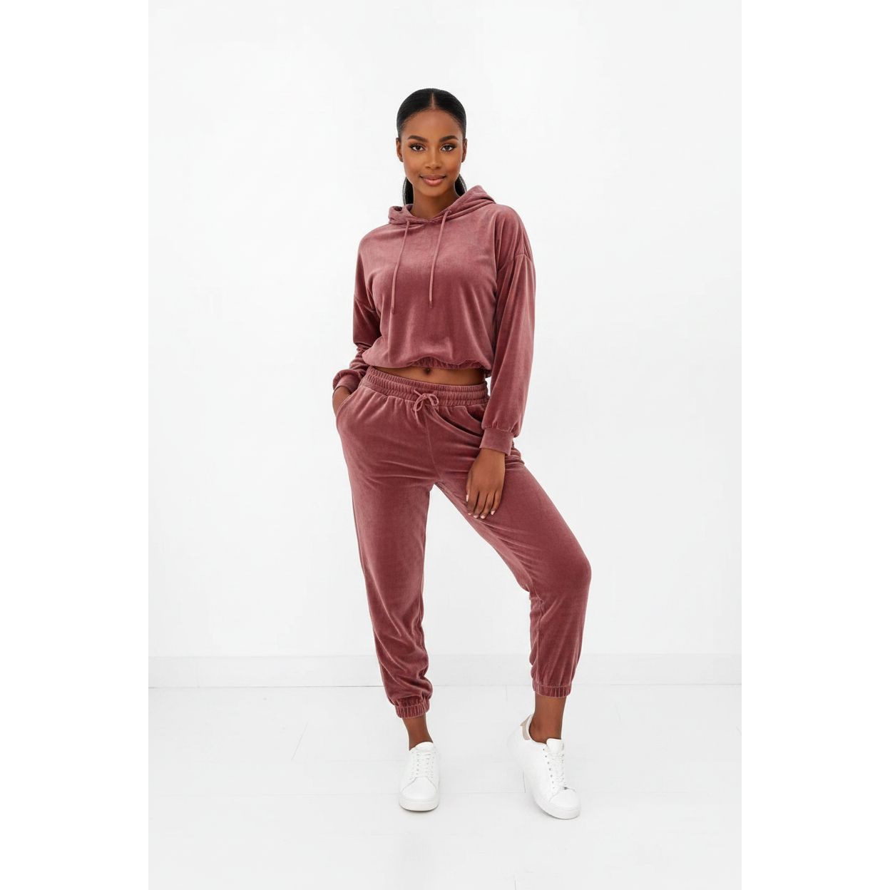 Velvet Tracksuit Set