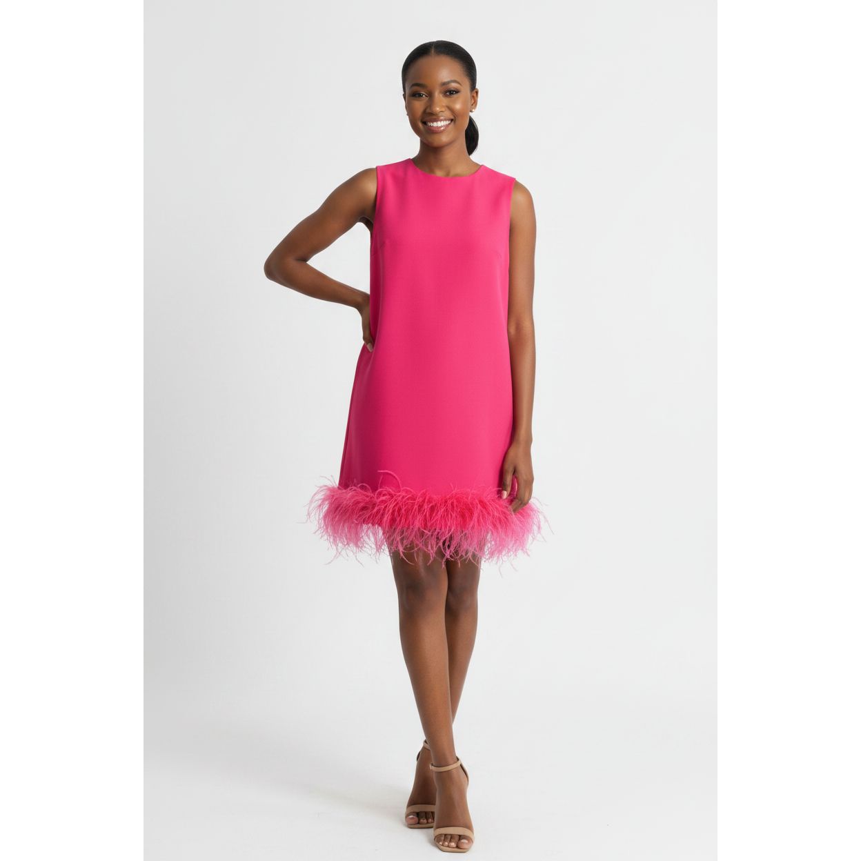 Sleeveless Round Neck Mini dress