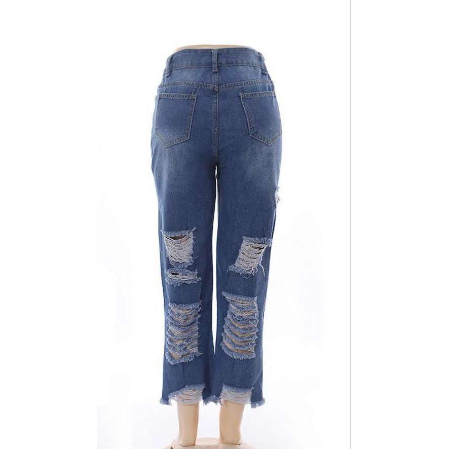 Sexy Ripped Denim Jean