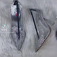 Crystal Rhinestone Transparent PVC Heel