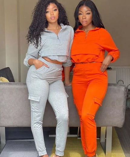 Two Pieces Tracksuits Set