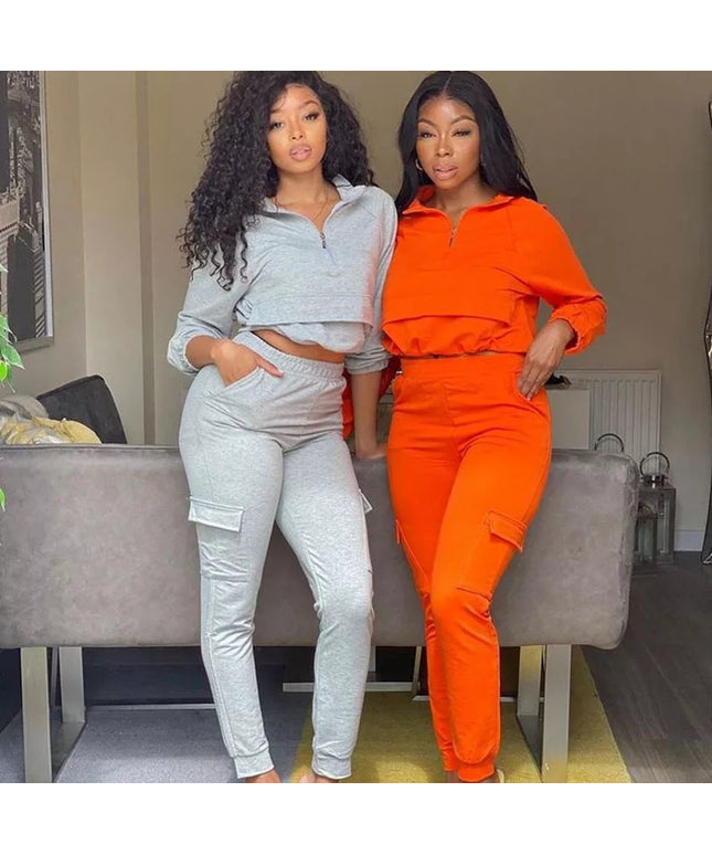 Two Pieces Tracksuits Set
