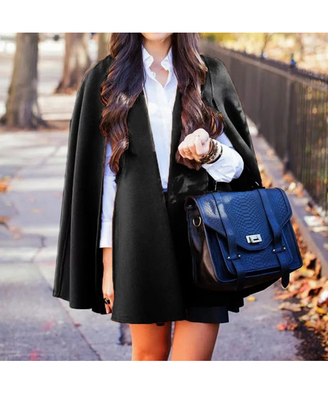 Double Breasted Cape Trench Coat