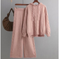 Solid Color Hooded Set