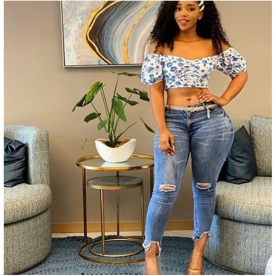 YST-1614 Ripped skinny jean - YELLOW SUB TRADING 